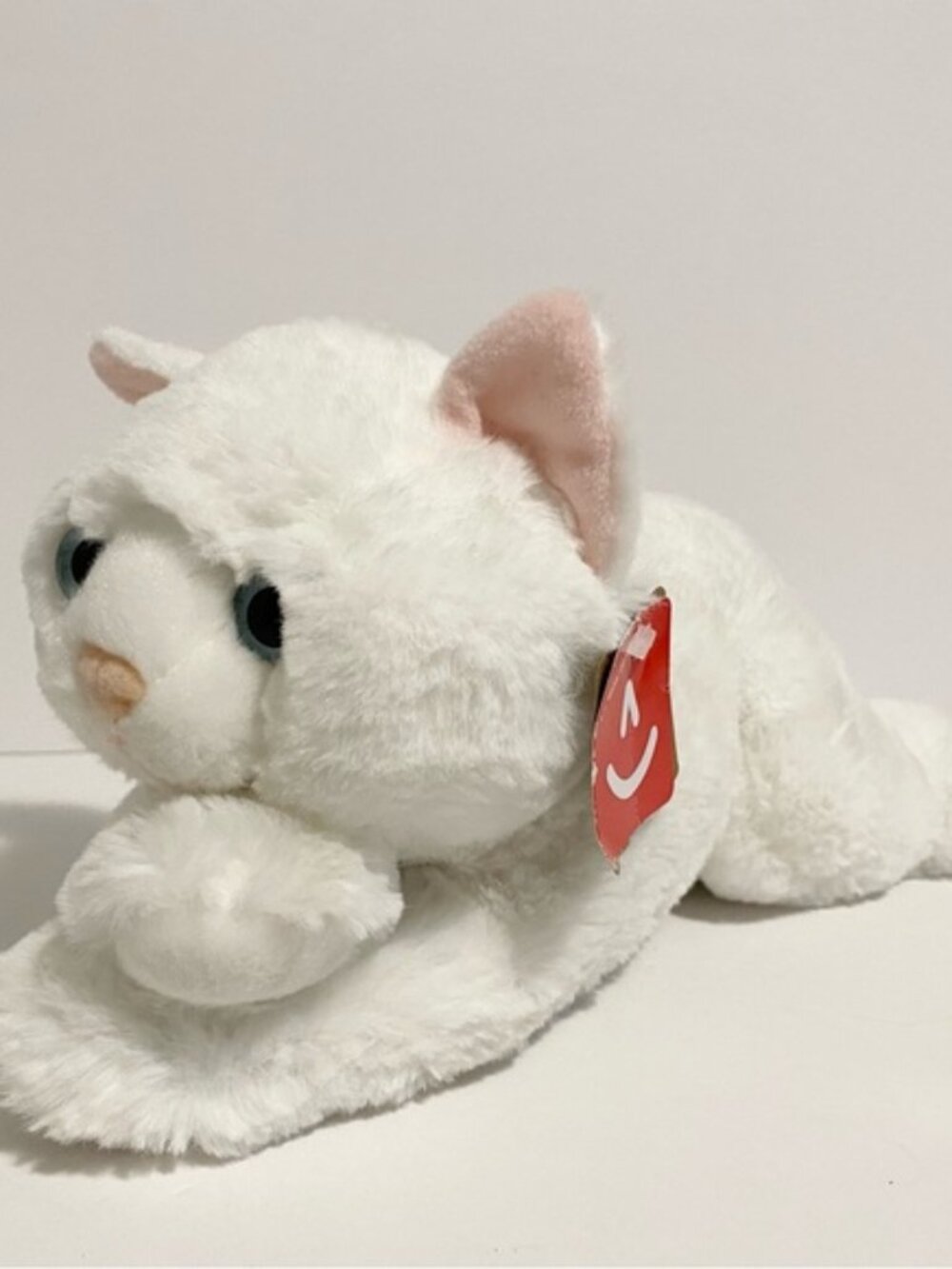 Aurora Flopsie Precious White Kitty Cat Plush Stuffed